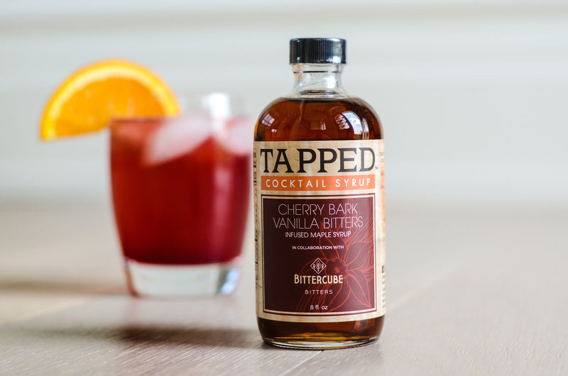 Cherry Bark Vanilla Bitters Infused Maple Syrup