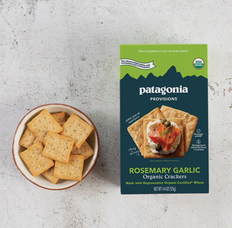 Patagonia Rosemary Garlic Crackers