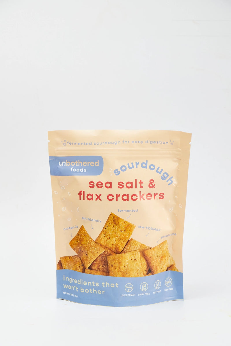 Sea Salt & Flax Crackers - Unbothered Foods