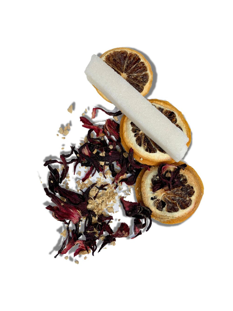 Lemon Ginger Hibiscus Infusion
