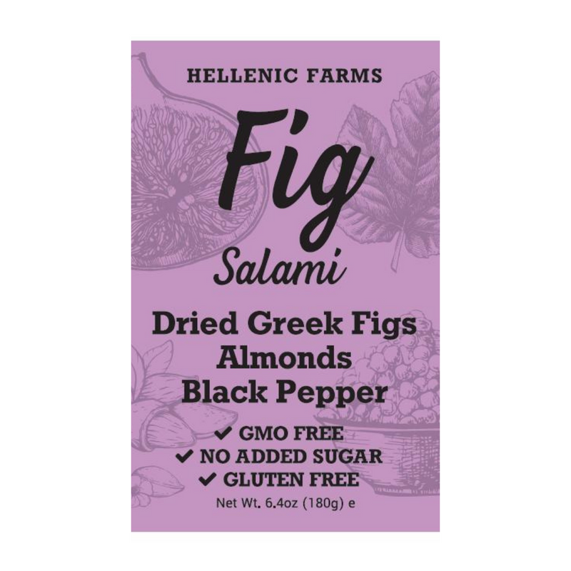 Vegan Fig Salami Almond & Black Pepper