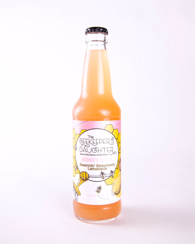 Strawberry Lemonade Honey Soda