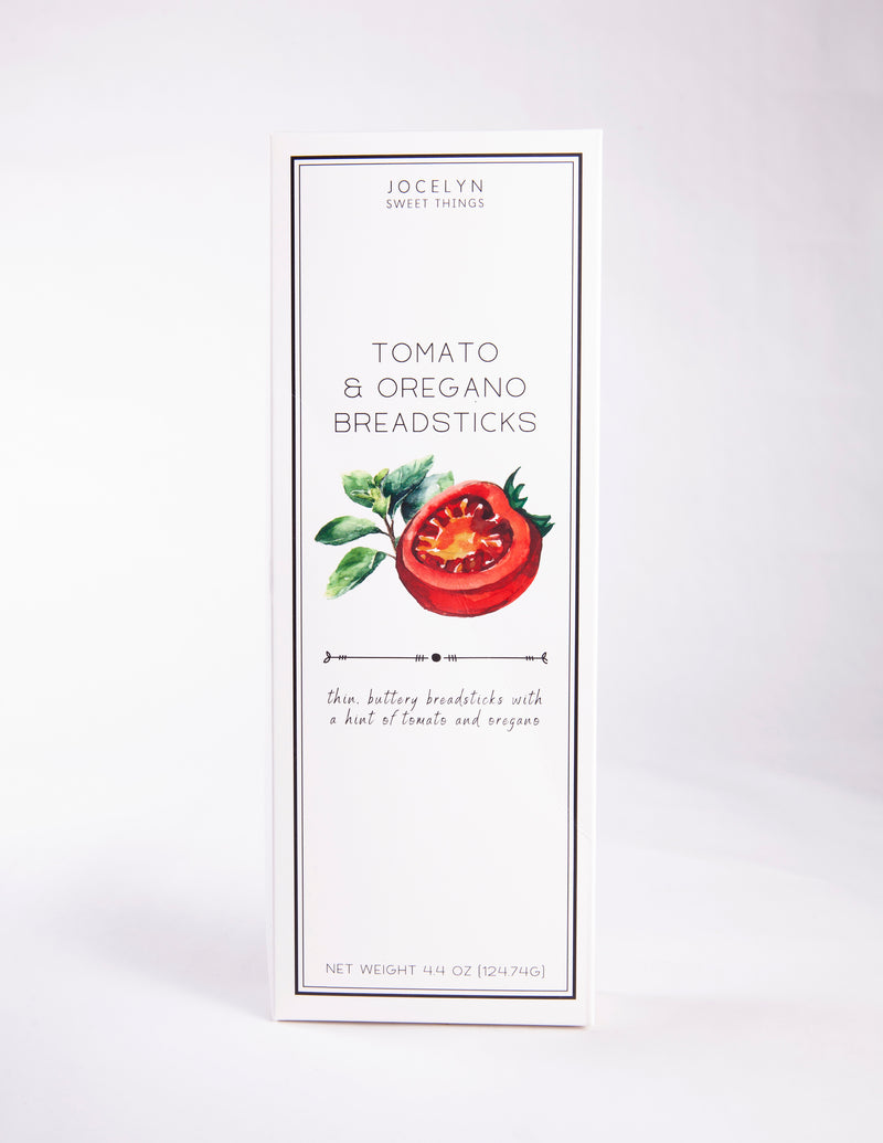 Italian Grissini - Tomato & Oregano Breadsticks